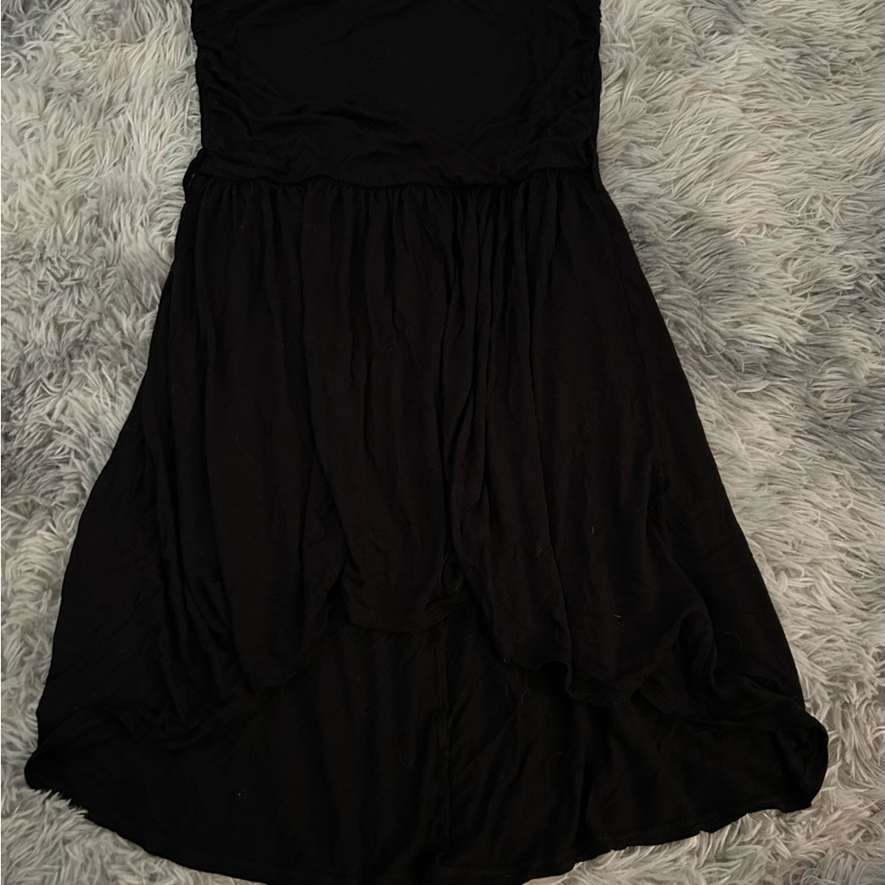 Mine Elegant Black Strapless Dress